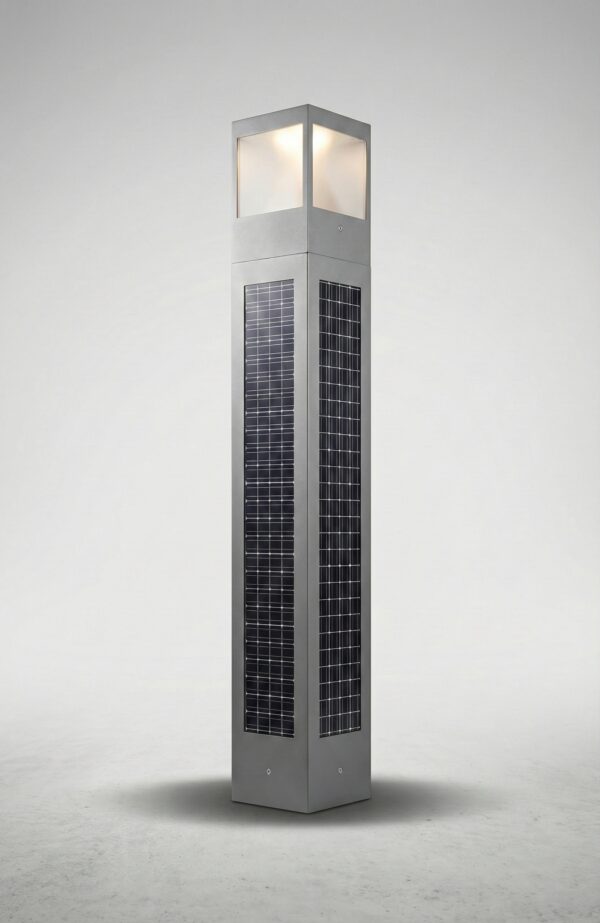 Square Solar Bollard