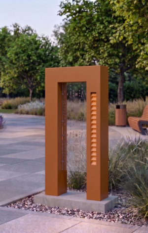 Gate Bollard with RGBW